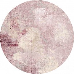 Tappeto rotondo - Mogoro (rosa)