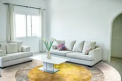Tappeto rotondo - Budoni (grigio/beige/giallo)
