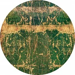 Tappeto rotondo - Cantoria (beige/verde)