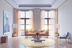 Tappeto rotondo - Vezzani (beige)