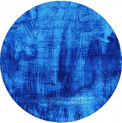 Tappeto rotondo - Campile (blu)