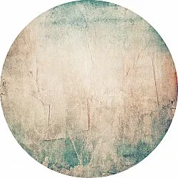 Tappeto rotondo - Giave (beige/blu)