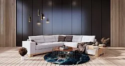 Tappeto rotondo - Narbolia (blu/multi)