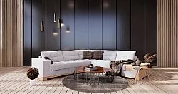Tappeto rotondo - Olmedo (grigio/beige)