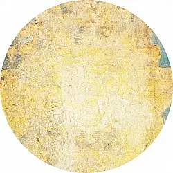 Tappeto rotondo - Palau (oro/beige/blu)