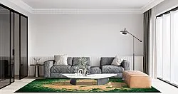 Tappeto Wilton - Positano (beige/verde)