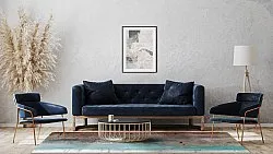 Tappeto Wilton - Andali (grigio/rosso/multi)