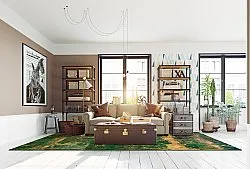 Tappeto Wilton - Cantoria (beige/verde)