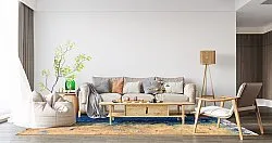 Tappeto Wilton - Sindia (beige/blu)