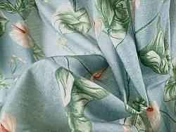 Tovaglia In Cotone - Adella (turchese)