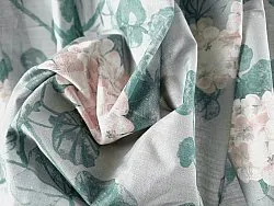 Tovaglia In Cotone - Amara (grigio/rosa)