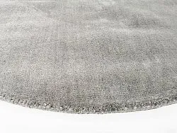 Tappeto rotondo - Recycled PET with viscose look (grigio)