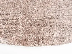 Tappeto rotondo - Recycled PET with viscose look (bruin chiaro)