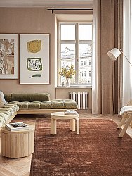 Recycled PET with viscose look (marrone)