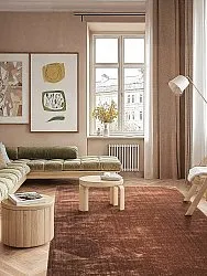 Recycled PET with viscose look (marrone)
