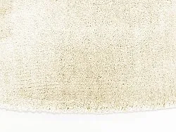 Tappeto rotondo - Recycled PET with viscose look (offwhite)