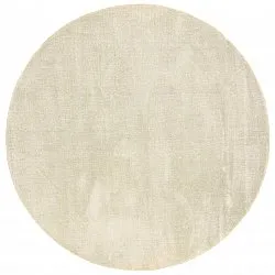 Tappeto rotondo - Recycled PET with viscose look (mint)