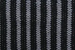 Tappeto Di Stracci - Eila (grigio/nero)