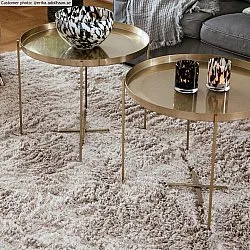 Tappeti rotondi - Kanvas (beige)