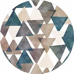 Tappeto rotondo - Branco (multi)