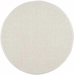 Tappeti rotondi - Pandora (bianco)