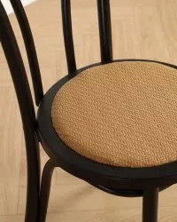 Sedia - Bistro (rattan/nero) - 2 pezzi