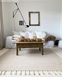 Wool rug - Malana (beige)