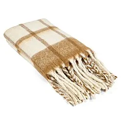Coperte - Plaid in misto lana - Rachel (giallo)