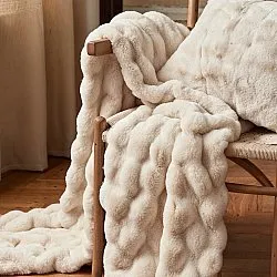 Coperte - Aranga Bubble Throw (beige)