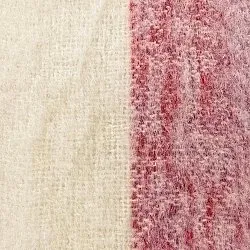 Coperte - Plaid in misto lana - Beatriz Stripe (rosso/bianco)