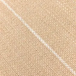 Coperte - Plaid in cotone - Martina Stripe (beige/bianco)