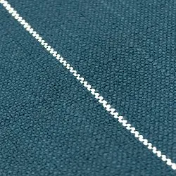 Coperte - Plaid in cotone - Martina Stripe (blu/bianco)