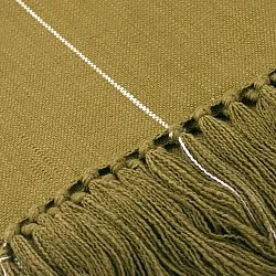 Coperte - Plaid in cotone - Martina Stripe (verde/bianco)