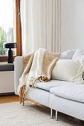 Coperte - Plaid in misto lana - Carol (giallo)