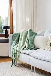 Coperte - Plaid in misto lana - Carol (verde)