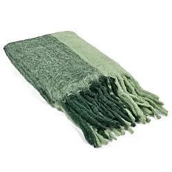 Coperte - Plaid in misto lana - Carol (verde)