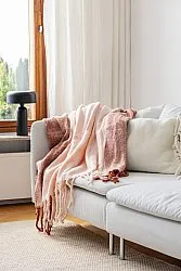 Coperte - Plaid in misto lana - Carol (rosa)