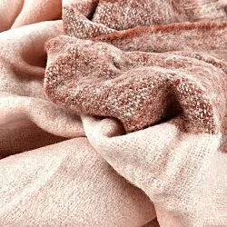 Coperte - Plaid in misto lana - Carol (rosa)