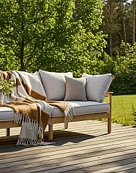 Coperte - Plaid in misto lana - Carrie (giallo)