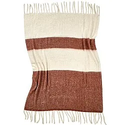 Coperte - Plaid in misto lana - Carrie (rosa)
