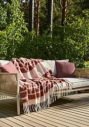 Coperte - Plaid in misto lana - Charlotte (rosa)