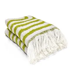 Coperte - Plaid in misto lana - Melody (verde/viola)