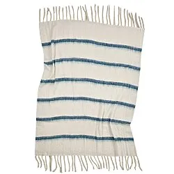 Coperte - Plaid in misto lana - Miranda (blu)