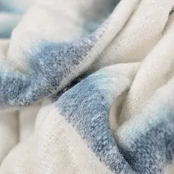 Coperte - Plaid in misto lana - Miranda (blu)