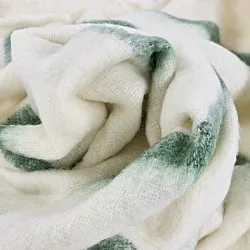 Coperte - Plaid in misto lana - Miranda (verde)