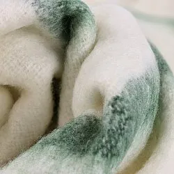 Coperte - Plaid in misto lana - Miranda (verde)