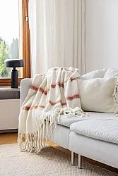 Coperte - Plaid in misto lana - Miranda (rosa)