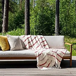Coperte - Plaid in misto lana - Miranda (rosa)
