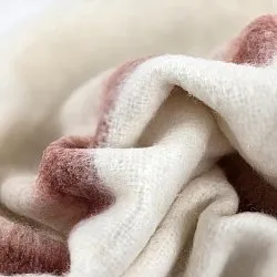 Coperte - Plaid in misto lana - Miranda (rosa)