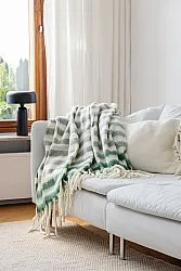 Coperte - Plaid in misto lana - Monica (verde)